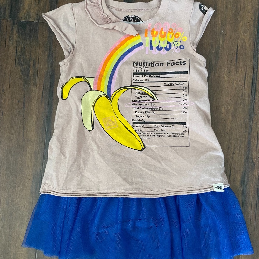 Mini Shatsu GRL PWR banana dress